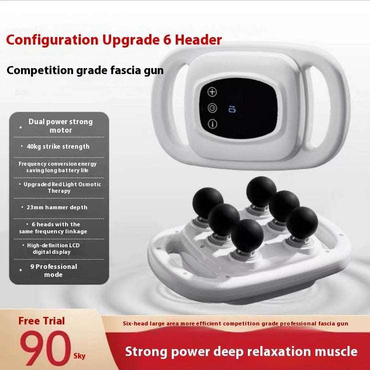 Six-Head Massage Gun