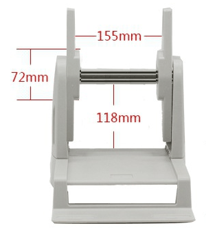 External Rolls Label Paper Holder