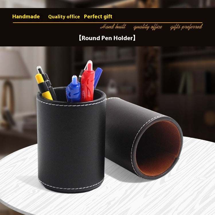 PU Leather Pen Holder