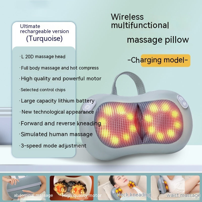 Multifunctional Rechargeable Cushion Massager