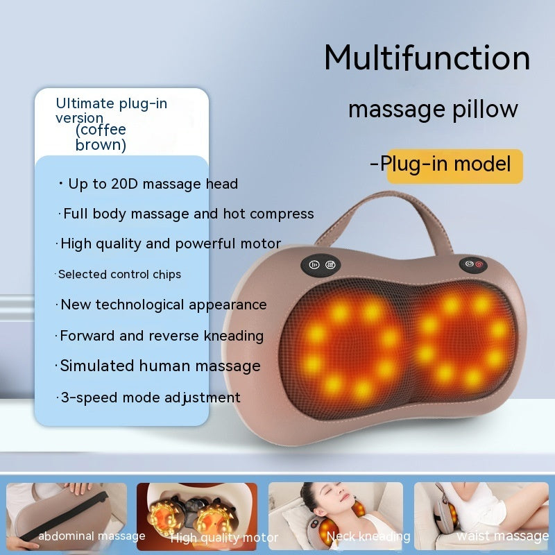 Multifunctional Rechargeable Cushion Massager