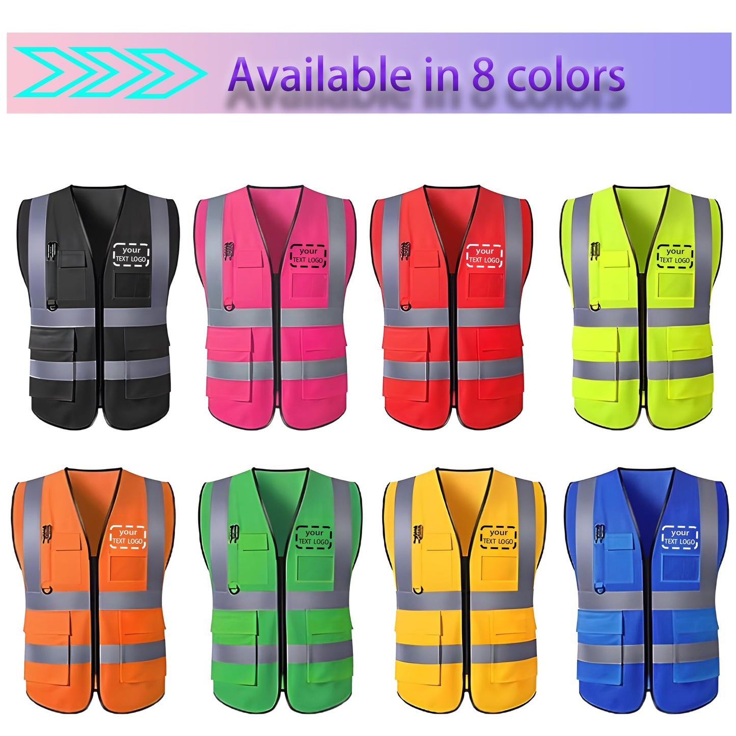 Lyhacjp Customizable Men’s Safety Vest