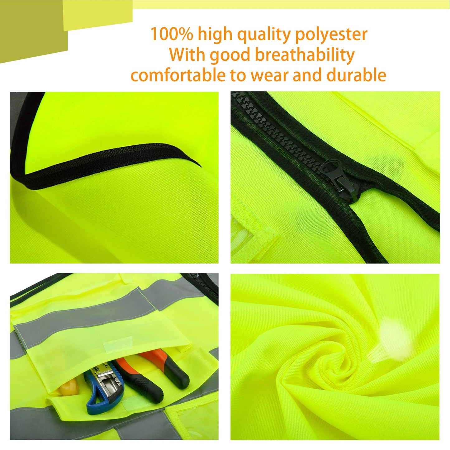 Lyhacjp Customizable Men’s Safety Vest