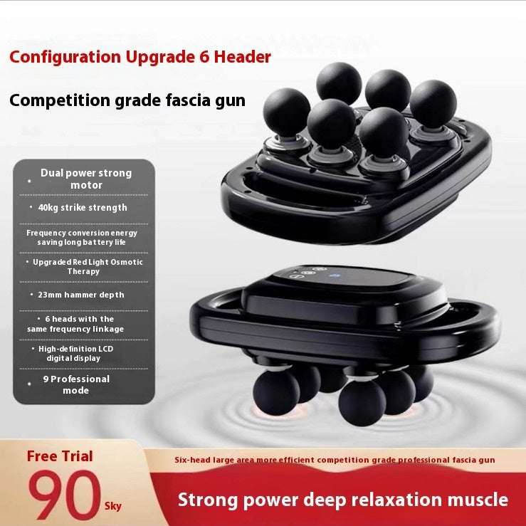 Six-Head Massage Gun