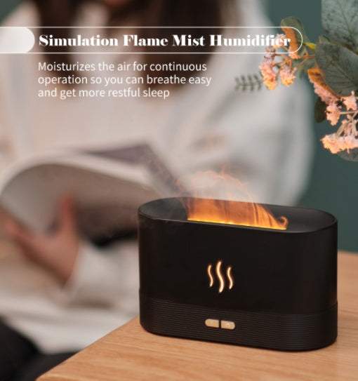 Aroma Diffuser With Flame Light