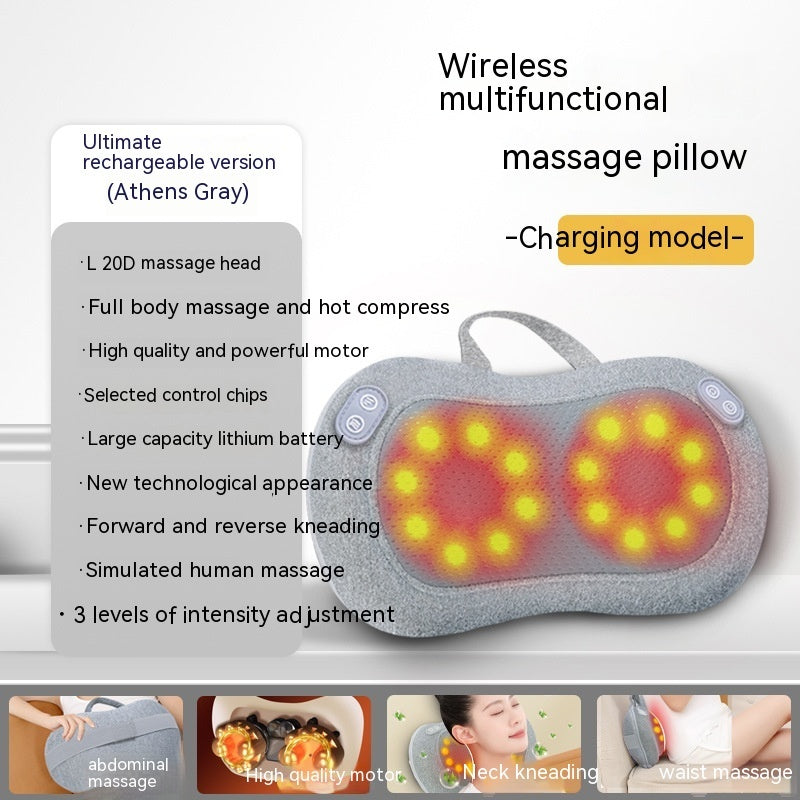 Multifunctional Rechargeable Cushion Massager