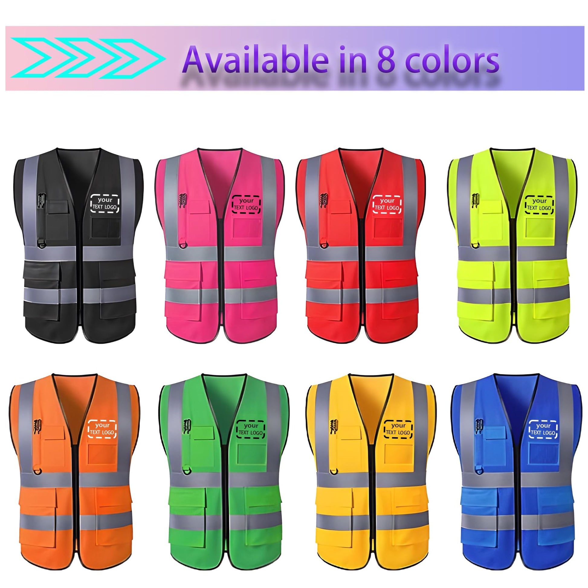 Lyhacjp Customizable Men’s Safety Vest
