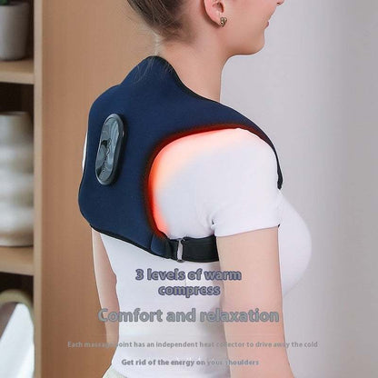 Posture Corrector Belt with Heat & Vibration – Adjustable Full Back Support