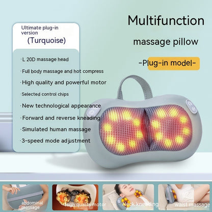 Multifunctional Rechargeable Cushion Massager