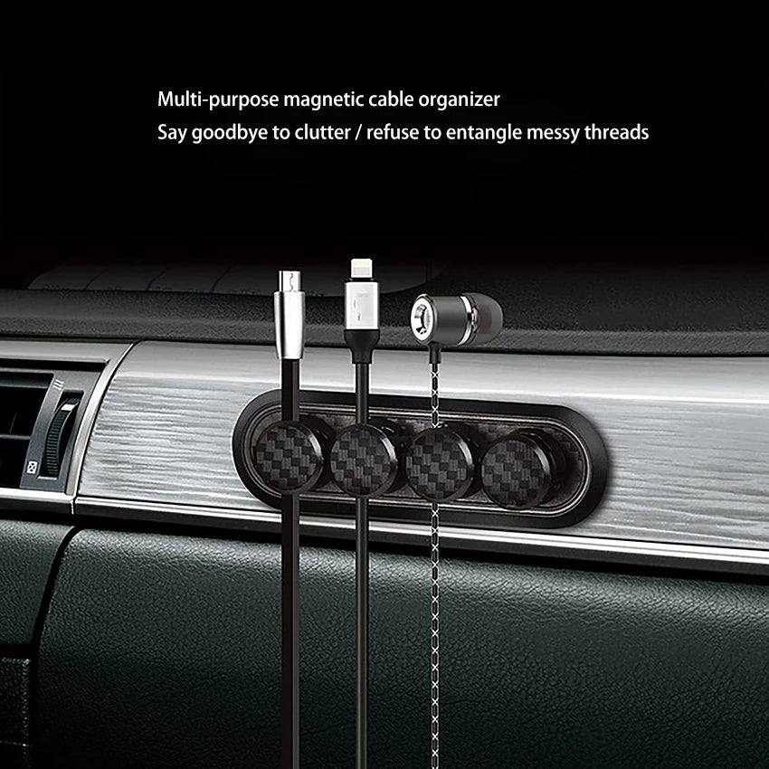 Magnetic Cable Clip Organizer Set