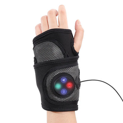 Smart Wrist Massager with Heat & Air Compression – Vibration Support Brace