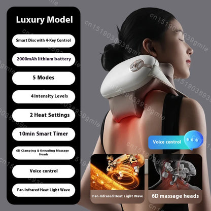 Intelligent Voice Neck Shoulder Massager