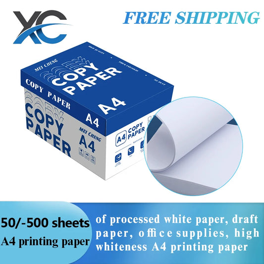 A4 White Printing Paper (50–500 Sheets)