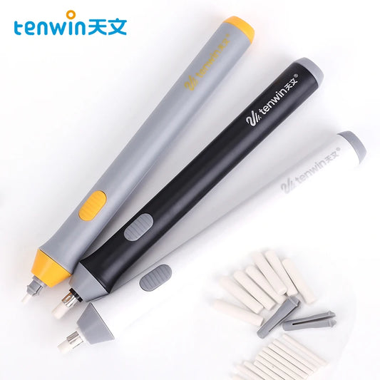 Tenwin Adjustable Electric Eraser – Precision Battery-Powered Sketch Tool with Refills