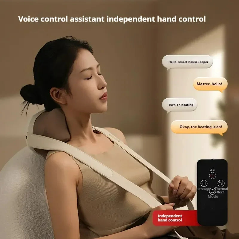 Intelligent Voice Neck Shoulder Massager