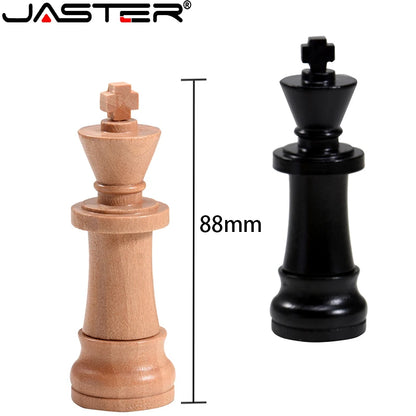 Wooden Chess USB Flash Drive