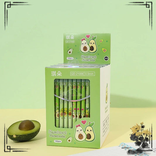 Cartoon Avocado Gel Pen