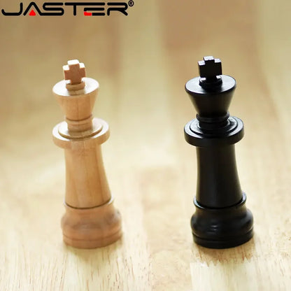 Wooden Chess USB Flash Drive