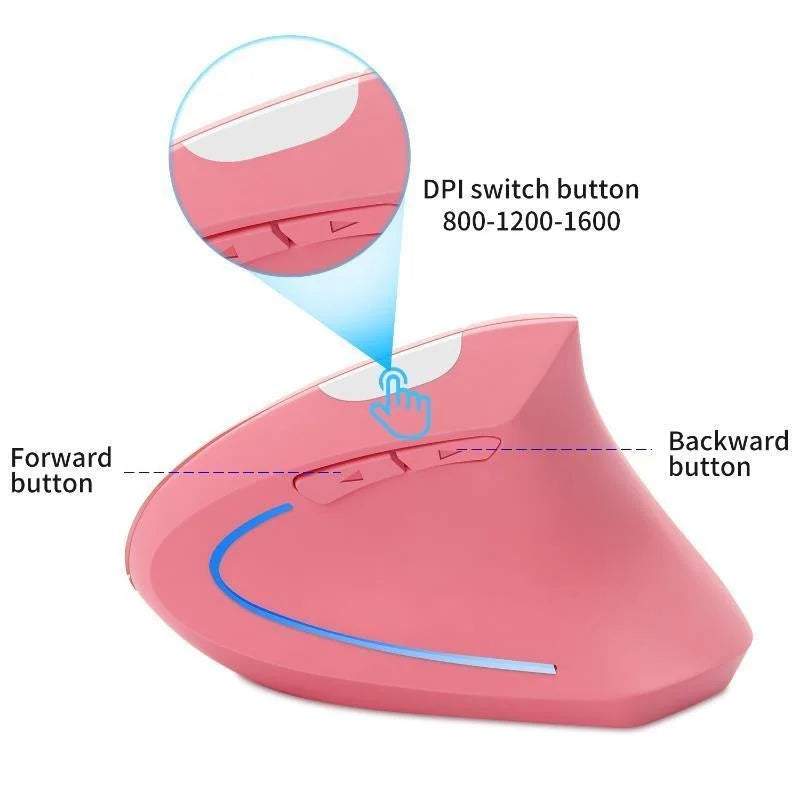 Wireless Vertical Ergonomic Mouse