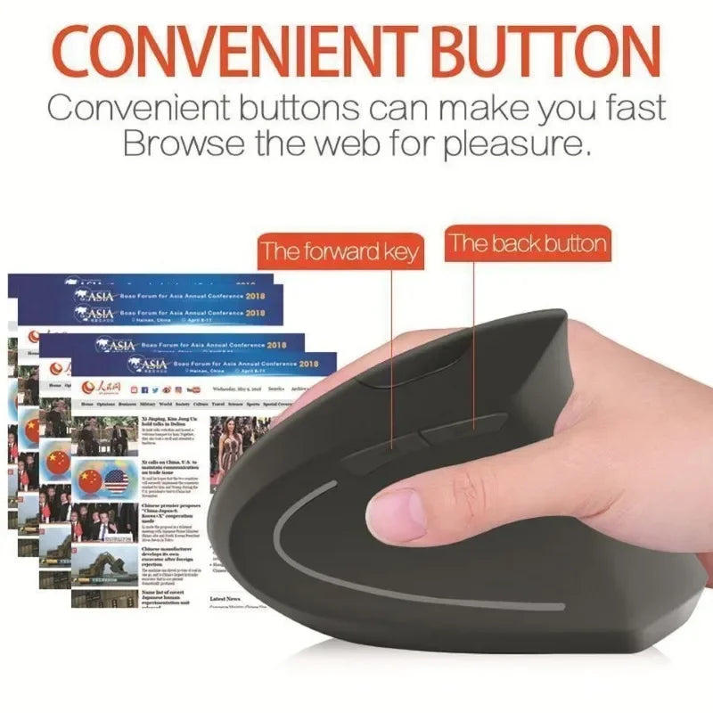 Wireless Vertical Ergonomic Mouse