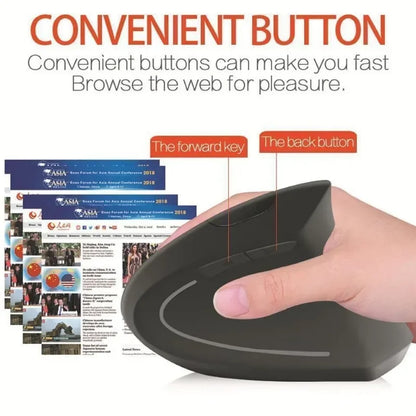 Wireless Vertical Ergonomic Mouse