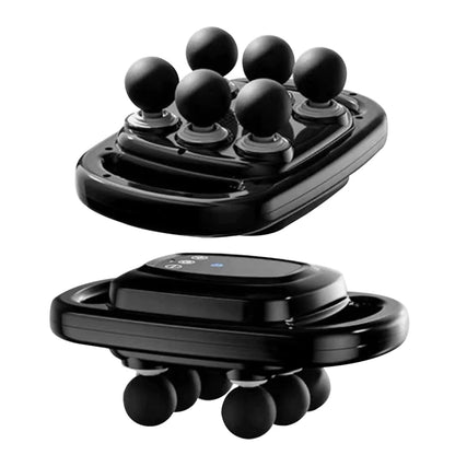 Six-Head Deep Tissue Massage Gun – 9 Modes & Multi-Speed Percussion Therapy