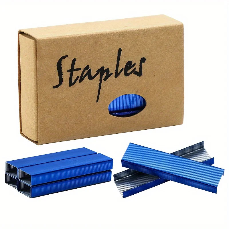 26/6 Standard Office Staples – 1000 Pack Colored Document Staples