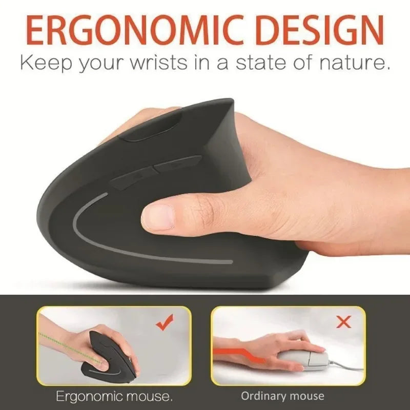 Wireless Vertical Ergonomic Mouse