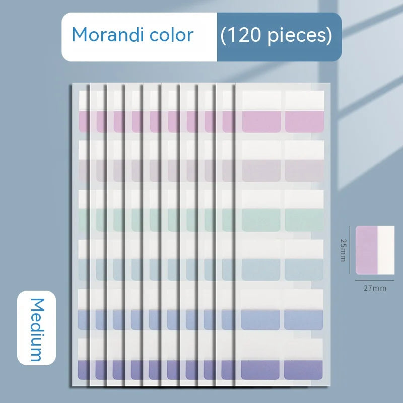 Transparent Sticky Note Index Tabs – Waterproof Page Marker Arrow Flags