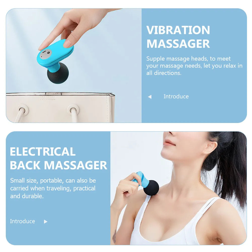 Portable Mini Deep Tissue Massage Gun – 6 Speed Muscle Relief Device