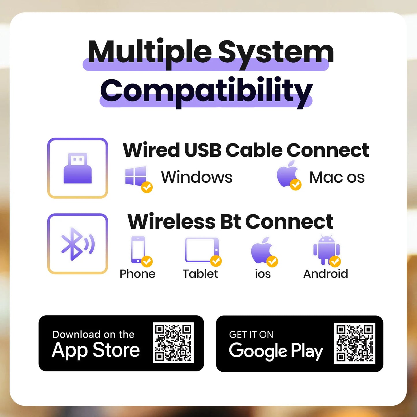 Portable Mini Thermal Label & Tattoo Printer – Inkless Bluetooth Sticker Printer