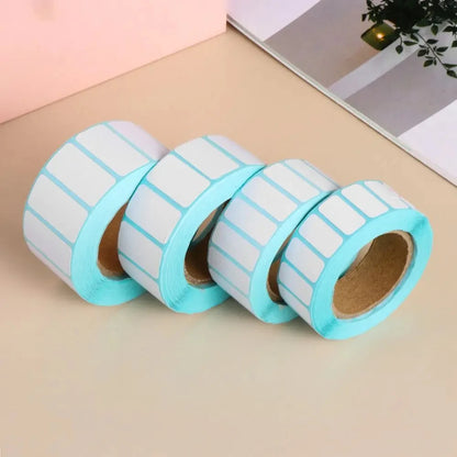 Universal Self-Adhesive Thermal Label Roll – 1000 Blank Waterproof Stickers