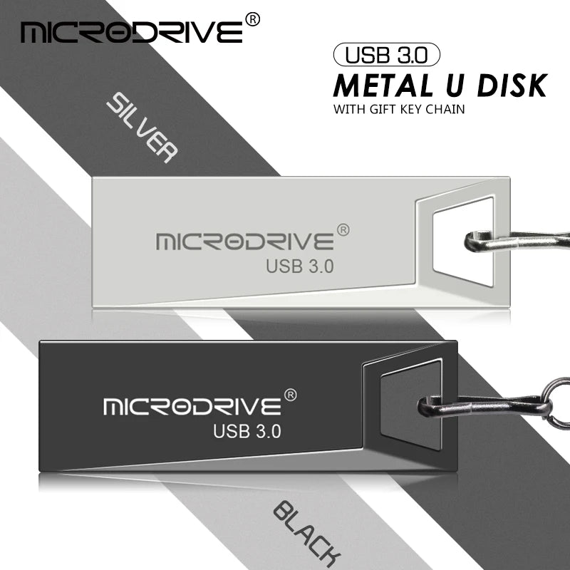 USB 3.0 Mini Metal Flash Drive (16GB–128GB)