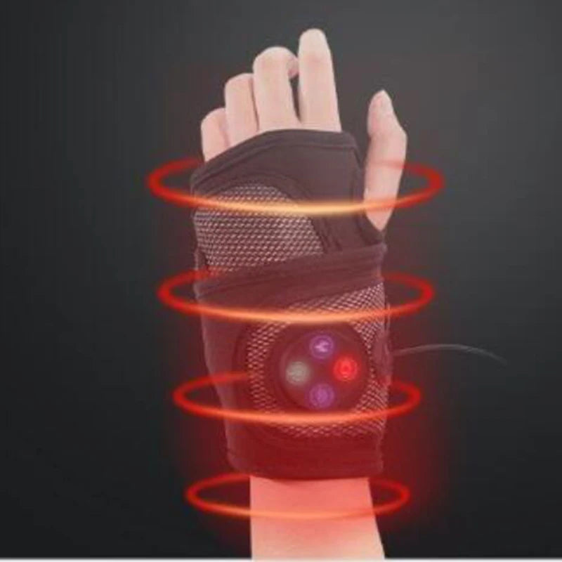 Smart Wrist Massager with Heat & Air Compression – Vibration Support Brace