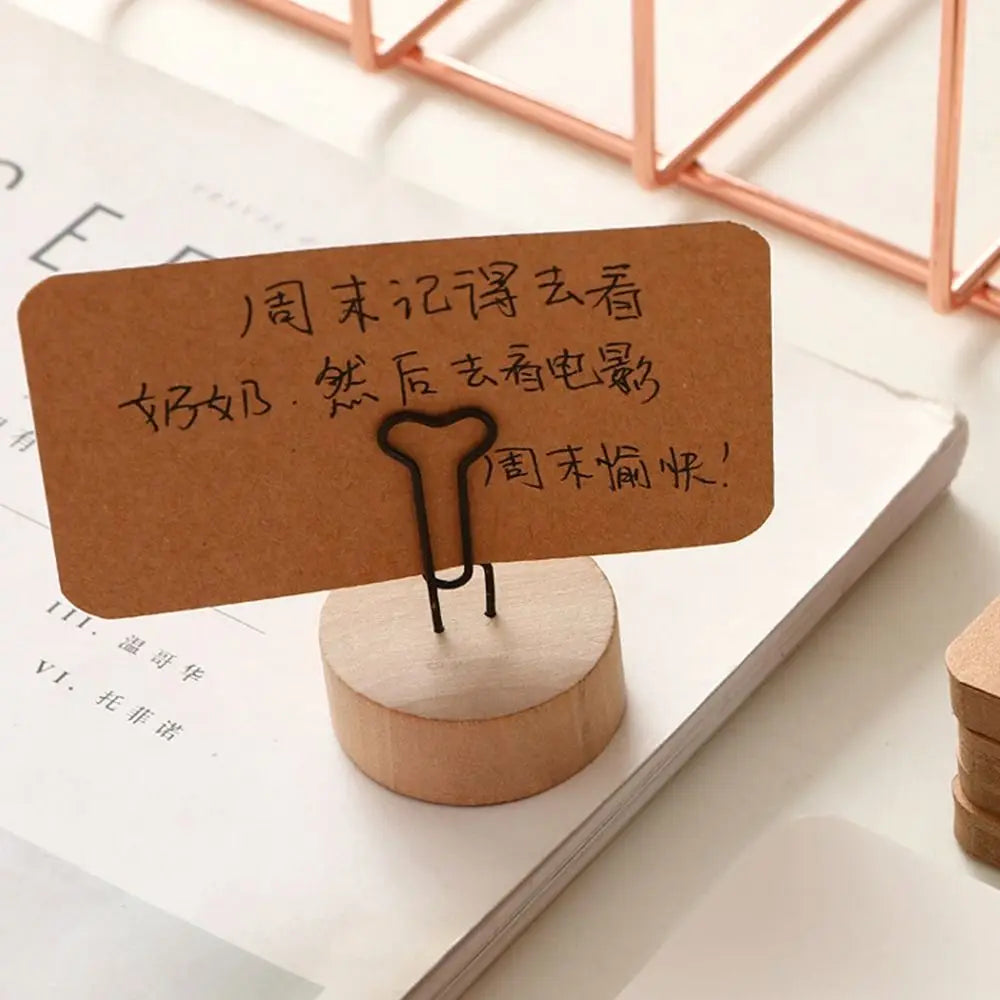 100PCS Retro Double-Sided Kraft Paper Cards – Blank DIY Greeting & Invitation Cards