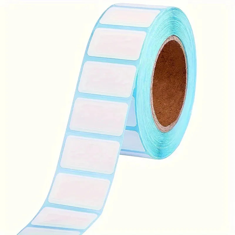Universal Self-Adhesive Thermal Label Roll – 1000 Blank Waterproof Stickers
