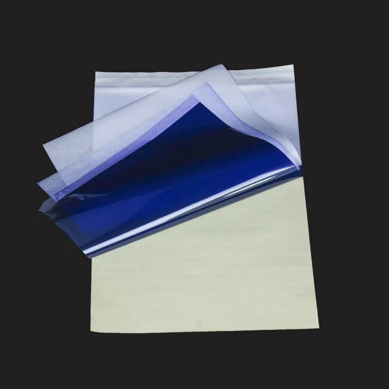 A4 Tattoo Transfer Paper – Carbon Thermal Stencil Copy Sheets (5/10 PCS)