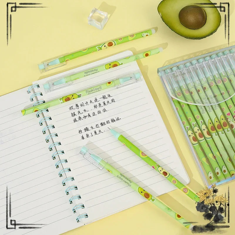 Cartoon Avocado Gel Pen