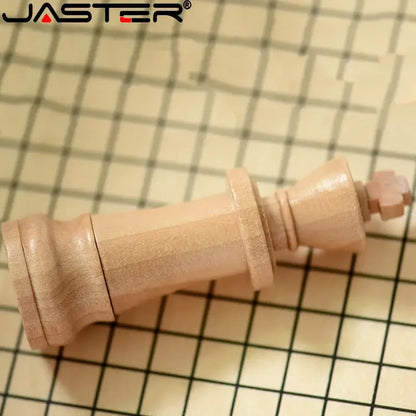 Wooden Chess USB Flash Drive