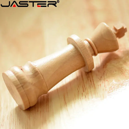 Wooden Chess USB Flash Drive