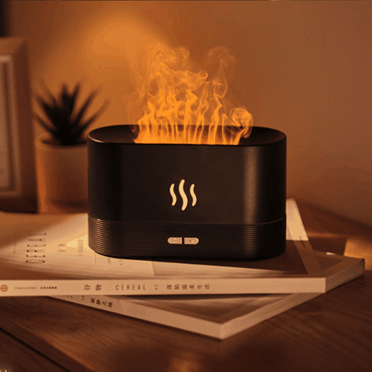 Aroma Diffuser With Flame Light